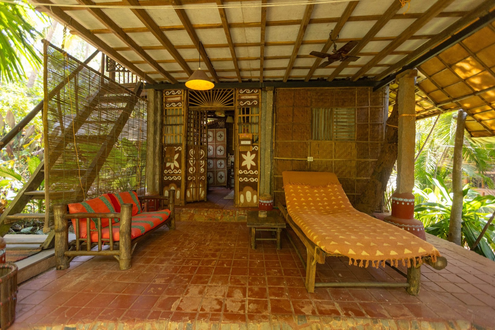 Porch at Bhakti Kutir